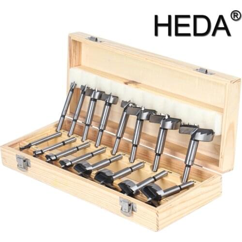 16PC Forstner Drill Bits Set 6mm-54mm Wood Drill Bits Carbon Steel Woodworking Tools Tungsten Carbide Wood Cutter Tools Set