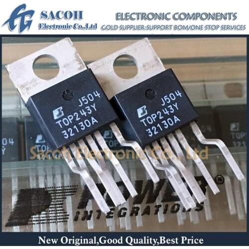 New Original 10PCS/Lot TOP242YN TOP242Y TOP242 or TOP243YN TOP243Y or TOP244YN TOP244Y TO-220-7 Integrated Off-line Switcher