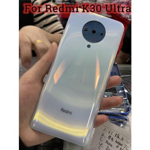 Original NEW Back Cover for Xiaomi Redmi K30 Ultra Back Battery Cover Rear Glass Housing Door Case Replacement Parts