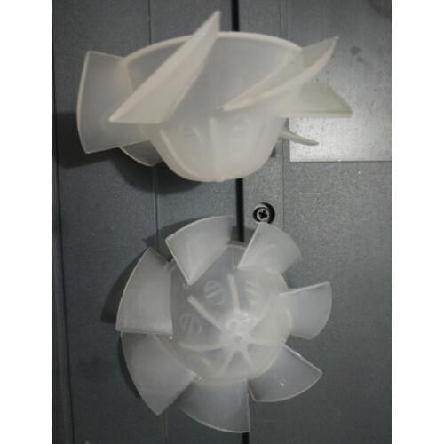 7 blades hair dryer PP plastic Fan blades 6cm diameter