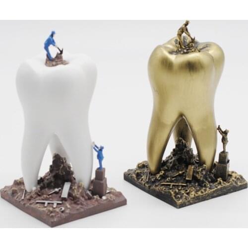 Resin Crafts Toys Dentist Gift Dental Artware Teeth Handicraf Dentistry Clinic Decoration Furnishing Articles Creative Sculpture