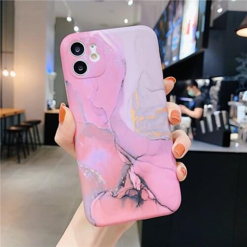 Marble abstract mobile phone cases for iphone 12 Mini 11 Pro Max XR XS coque for iphone12Pro 7 8 Plus matte silicone back cover