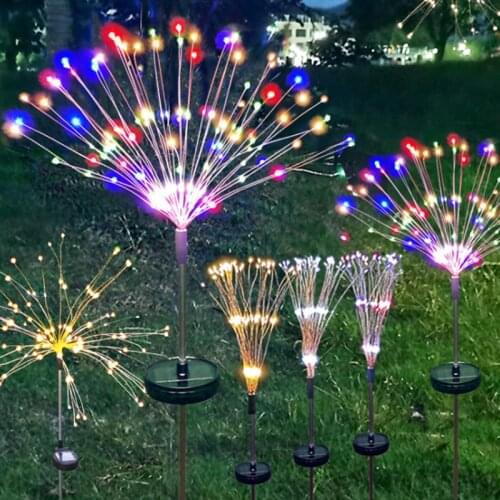 LED Solar Outdoor String Lights Holiday Decorative Warm Multicolor Light Solar Garden Light Waterproof Holiday LED Lights