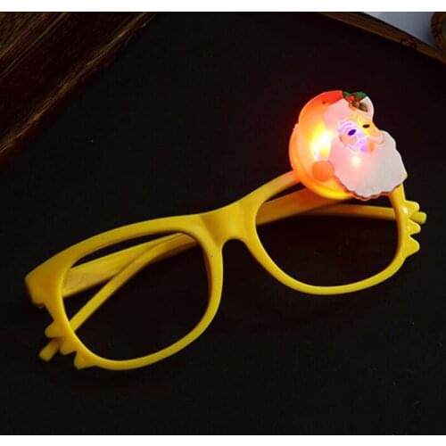 LED Glasses Light Up Shades cartoon glasses Flashing Luminous Rave Night Christmas Activities Wedding Birthday Party Decoration