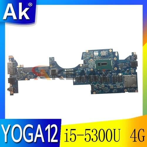 Thinkpad is suitable for S1 YOGA12 i5-5300U.4G notebook motherboard.FRU 01AY533 00PA834 01AY527 00HT710 01AY526 00HT709 01AY532