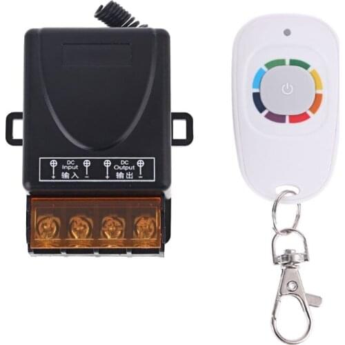 Universal Wide Voltage DC9V-85V Relay 1CH RF Wireless Radio Remote Control Switch Receiver Transmitter