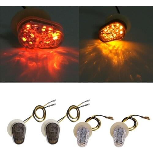 YAM Motorcycle 12V Flush LED Turn Signal Light for Yamaha YZF R1 R6 R6 SFZ1S FAZER