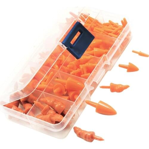 160Pcs Plastic Long Safety Noses for Christmas Snowman, Small Resin Carrot Noses for Doll Crafting, Animal Dolls Making