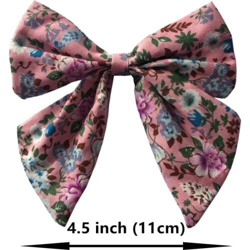 Colorful Fabric Sailor Bows Boutique Hair bow Hair Clips Hair Barrettes Baby Girls Lady Hair Accessories Headwear Party bows