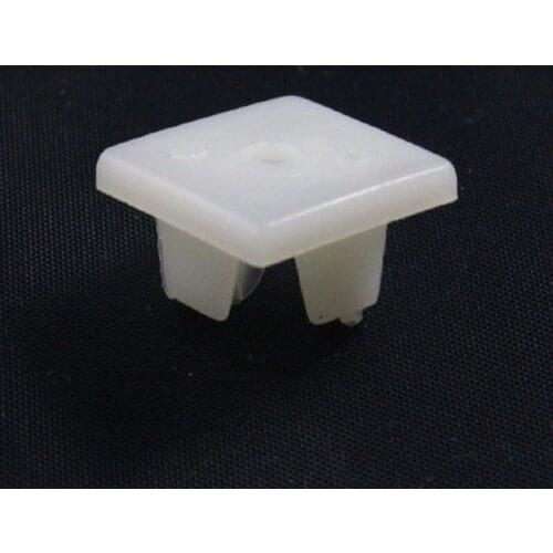 White Square head Headlight light Nut Buckle Rivet Panel Moulding Auto Trim Clips