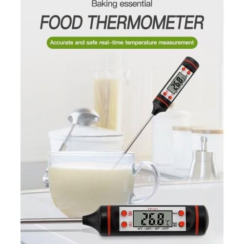 Digital Meat Thermometer Cooking Food Kitchen BBQ Probe Water Milk Oil Liquid Oven Digital Temperaure Sensor Meter TP101