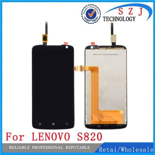 New 4.7 inch Full LCD Display Screen With Touch Screen Digitizer Assembly For Lenovo S820 Replacement Repair Parts