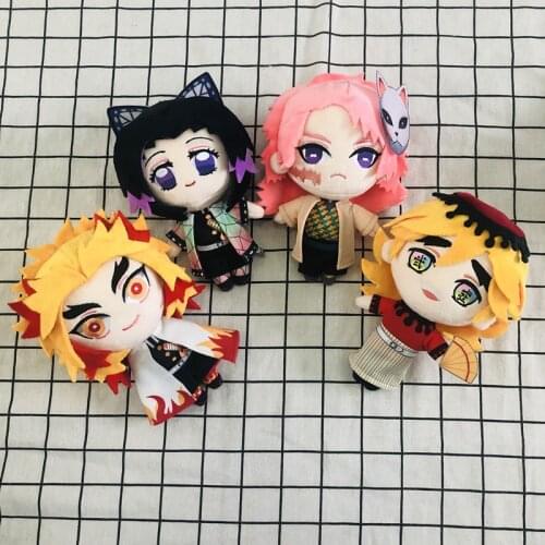 Demon Slayer: Kimetsu No Yaiba Kamado Tanjirou Agatsuma Zenitsu Rengoku Kyoujurou Plush Cos Doll