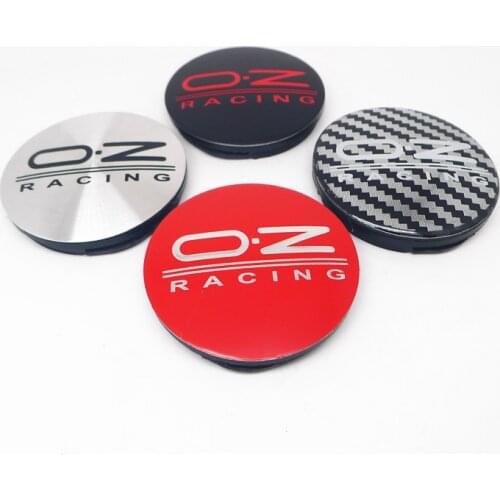4pcs 55mm OZ M582 Wheel Center Caps Hub Rims Cover Emblem Badge Dustproof Auto Styling Accessories
