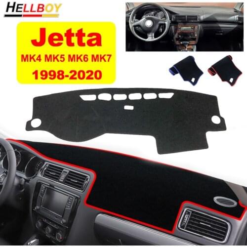 Car Dashboard Dash Cover Mat Pad For Volkswagen VW Jetta MK6 MK5 MK7 MK4 Windshield Sun Shade Instrument Carpe Accessories