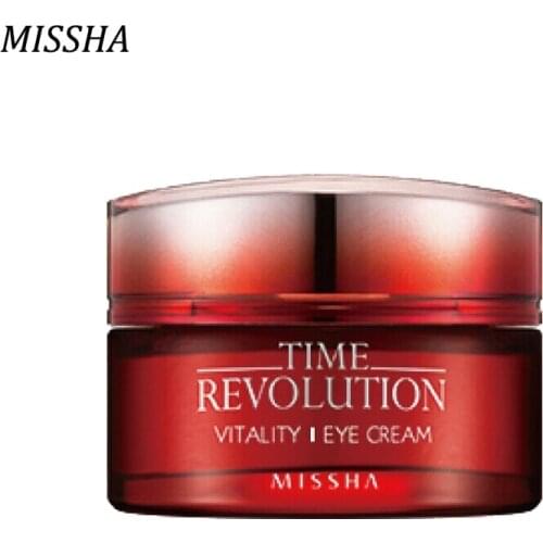 MISSHA Time Revolution Vitality Eye Cream 25g Eye Serum Anti Wrinkle Anti-Dark Circle Remove Puffiness Bags Care Korea Cosmetics
