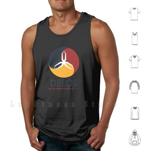 Westworld - Delos Light Variant tank tops vest sleeveless Westworld West World 1973 Retro Yul Brinner Dolores