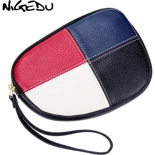 NIGEDU Women's Clutches With Zippers
