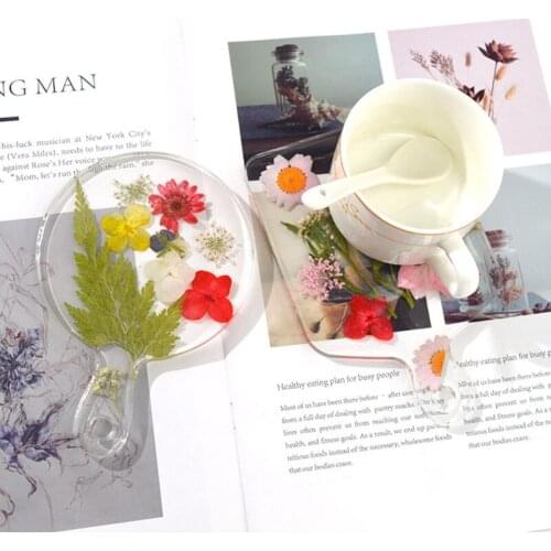 2021 New 2 Pcs Handle Tray Epoxy Resin Mold Coaster Cup Mat Silicone Mould DIY Craft Tool 2020 trend