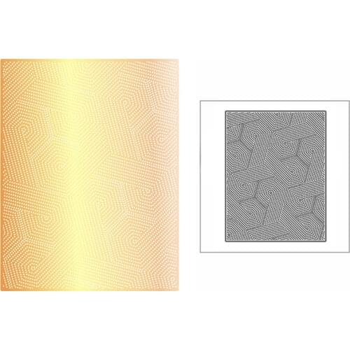 New Dotted Overlapping Maze Background Plate 2021 Metal Cutting Dies for Scrapbooking and Card Making Embossing Craft No Stamps