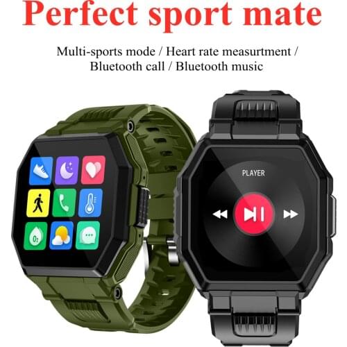 New MKS9 Smartwatch Blood Pressure Heart Rate Music Control Bluetooth Call Smart Watch Men Full Touch Sports Fitness Tracker