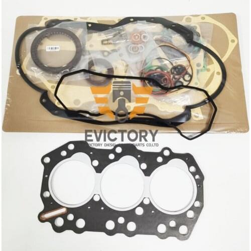 For EXCAVATOR MITSUBISHI S3Q2 S3Q-2 crankshaft connecting rod bearing + full gasket kit