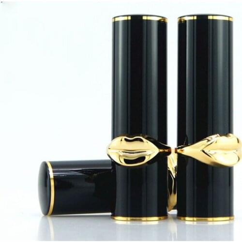 10/30/50pcs Lip Shape Empty Lipstick Tubes Plastic Beauty DIY Lip Balm Containers