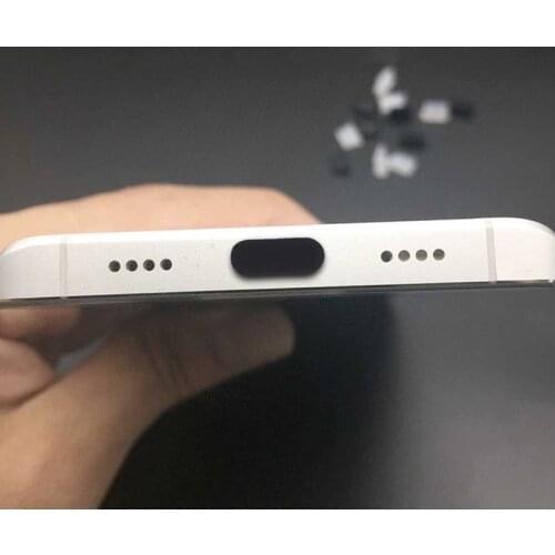 5pcs Dustproof Cover Cap Jack Charger Plug Type-C Port Anti-dust For Mobile Phone AC889