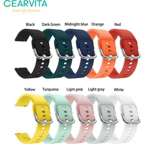 20mm Watch Band Silicone Watch Straps Watchbands Watch Accessories For SG2 S2 S20 DT99 DTX DT35 SG3 S30 Smart Watch Men