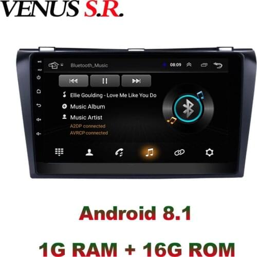 VenusSR Android 8.1 Car DVD Player GPS Navigation Multimedia For Mazda 3 Radio 2004-2013 car stereo wifi