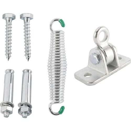 Porch Swing Hanging Kit with Heavy Duty Cast Iron Mounts and Bolts Perfect for Hanging Chairs Hammock Chairs Porch Swing