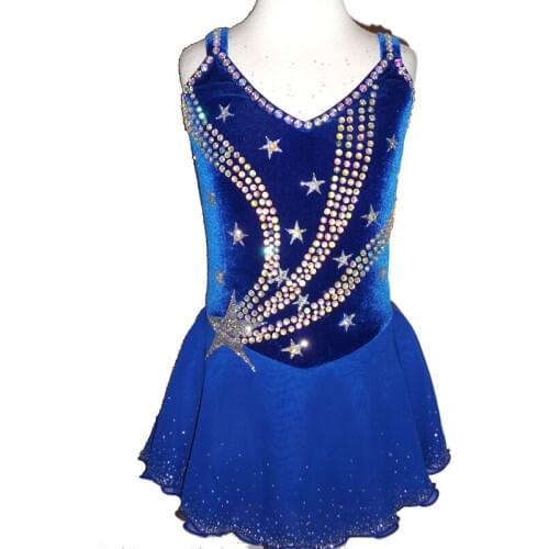 High-end Customization Figure Skating Dress Womens Girls' Ice Skating Dress Spandex Good Permeability Function Skating Dress