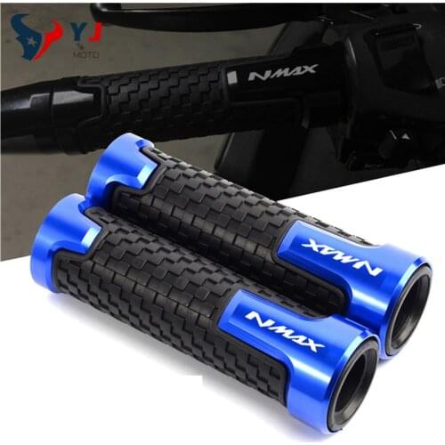 For Yamaha NMAX 125 155 2015 2016 2017 2018 7/8''22MM High Quality Universal Anti-Skid Rubber Hand End Grips Racing Handle Bar