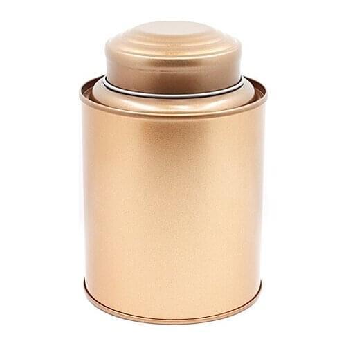 Xin Jia Yi Packaging Metal Tin Box Round Shape Rose Flower Gift Tin Box Wine Bottle Stroge Food Grade Material Coffee Tin Can