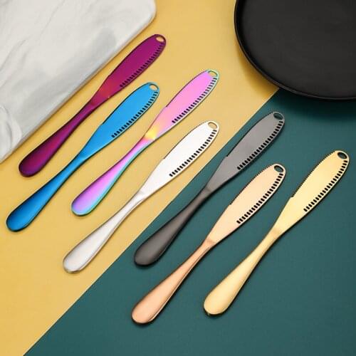 3-In-1 Multi Function Cheese Knives 430 Stainless Steel Slicer Graters Butter Cutter Spread Jam Home Kitchen Accessories Gadget