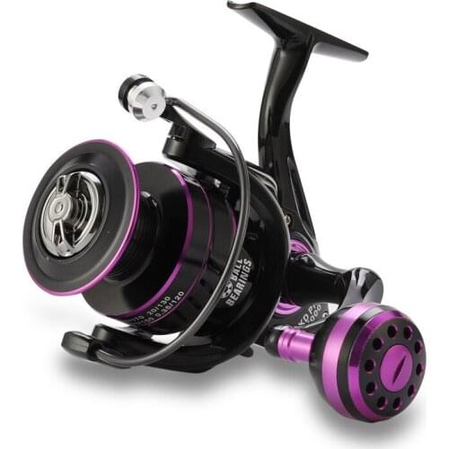 5.0:1 4.7:1 Spinning Fishing Reel 1000-6000 Aluminium Spool Max Drag 10Kg Carp Fishing Reels Saltwater Fishing Coil