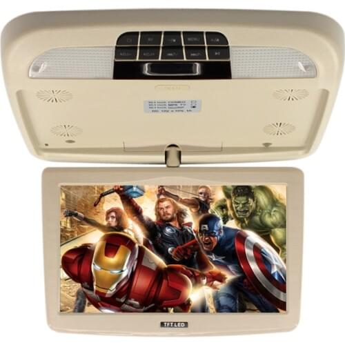 9 Inch Flip Down TFT LCD Monitor car monitor 9 Car Roof Mounted Monitor Car Ceiling Monitor with two video input car styling