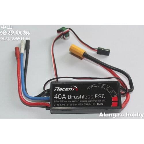 Free Shipping 40A Waterproof Brushless ESC For RC Boat With Water-cooling System For Volantexrc V792-4 ATOMIC Part