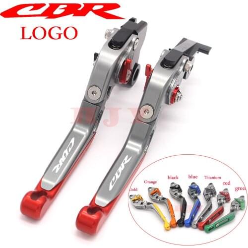 For HONDA CBR929RR CBR 929RR 2000 2001 Motorcycle Accessories Folding Extendable Brake Clutch Levers LOGO CBR 8 Colors