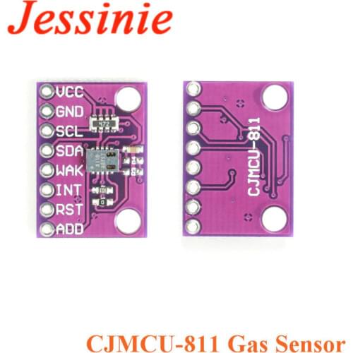 Gas Sensor Carbon Dioxide Detection Sensor Module CCS811 CO2 eCO2 TVOC Air Quality Detecting I2C Output CJMCU-811 Electronic DIY