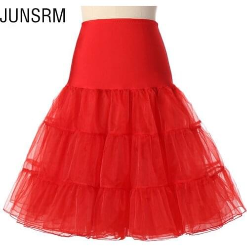 2019 Short Organza Halloween Petticoat Crinoline Vintage Wedding Bridal Petticoat for Wedding Dresses Underskirt Rockabilly Tutu