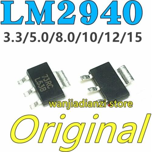 NEW LM2940IMPX-5.0 LM2940IMP-5.0 L53B SOT-223 Voltage stabilizing linear IC Linear regulators, 5 v regulated power supply, L53B