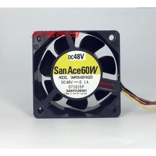New original 9WP0648P4G05 6025 6CM waterproof 48V inverter 0.1A cooling fan