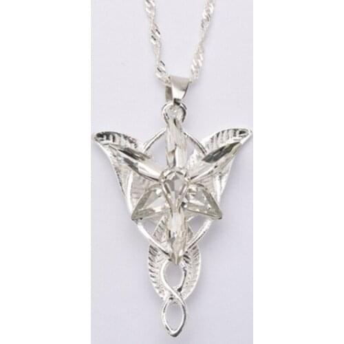 Europe the United States twilight star crystal necklace ring king ring elf princess ornaments grey twilight star male necklace