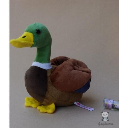 Plush Stuffed Animals Toy Simulation Green Head Duck Dolls Cute Toys for Children Gifts
