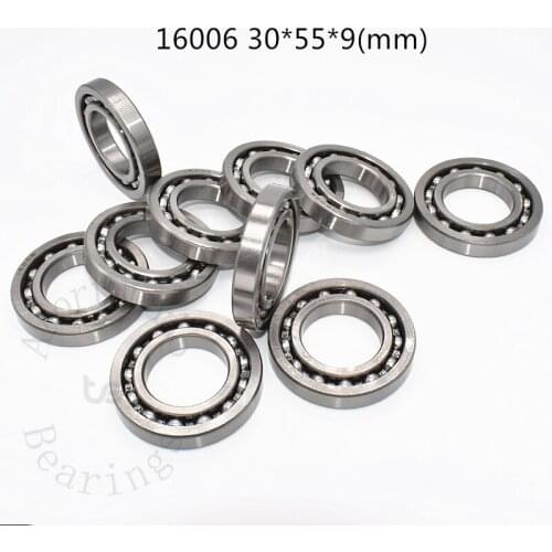 16006 30*55*9mm 1Piece free shiping bearing 16006 16006 chrome steel deep groove bearing