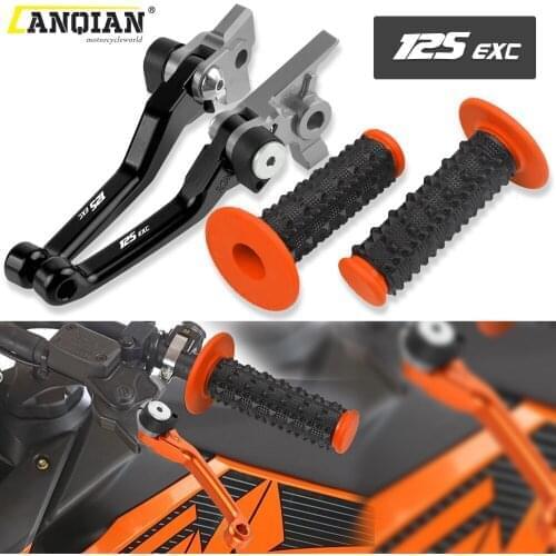Motorcycle Dirt Bike Brake Clutch Levers Rubber Handle Bar For 125 EXC 125EXC SIX DAYS 2009 2010 2011 2012 2013 2014 2015 2016