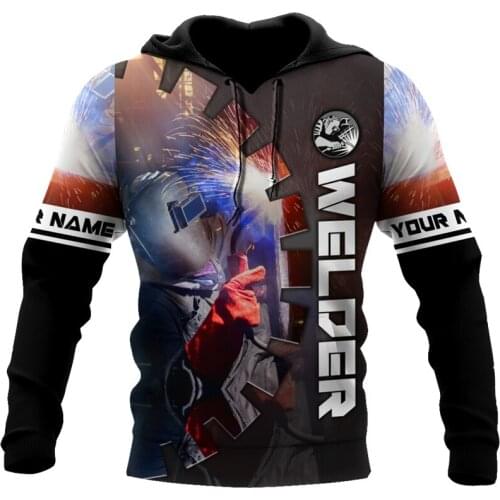 CLOOCL Fashion Welder Hoodie 3D Print Men Women Sweatshirts Casual Zipper Hoodie Autumn Solderer Tracksuit Drop Shipping