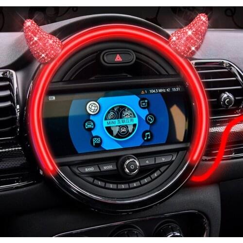 2 Pcs Creative Cute Interior Styling Stickers Car Decoration Accessories For BMW MINI COOPER S JCW F54 F55 F56 F60 R55 R60 R61