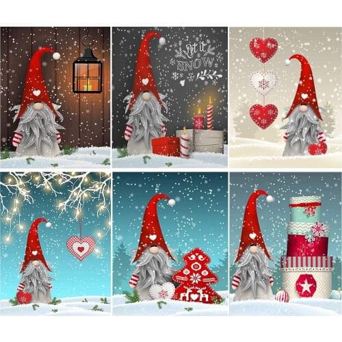 5D DIY Christmas Diamond Painting Kit Full Drill Diamond Embroidery Crystal Rhinestone Painting Arts Craft Kids Christmas Gift